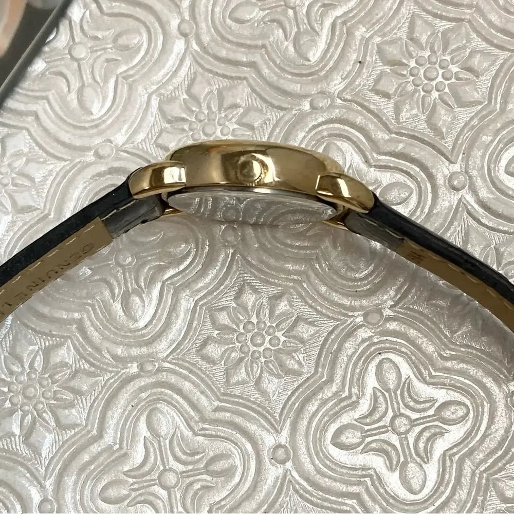 Black Hills Gold Real 12K Gold Leaves on Dial Ladies Watch